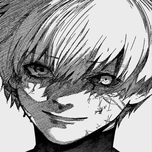 😉 Стикер «Ken Kaneki Tokyo Ghoul» для Telegram