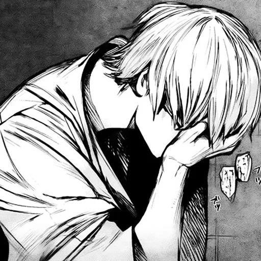 😭 Стикер «Ken Kaneki Tokyo Ghoul» для Telegram