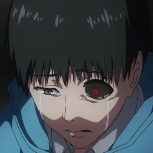 😔 Стикер «Ken Kaneki Tokyo Ghoul» для Telegram