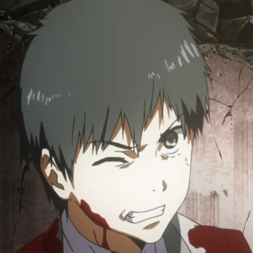 😠 Стикер «Ken Kaneki Tokyo Ghoul» для Telegram