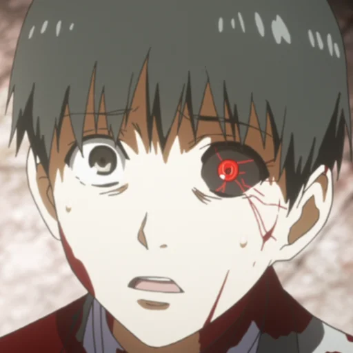 😦 Стикер «Ken Kaneki Tokyo Ghoul» для Telegram