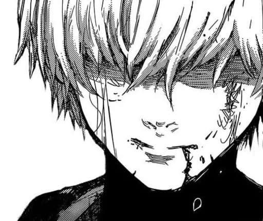 😔 Стикер «Ken Kaneki Tokyo Ghoul» для Telegram