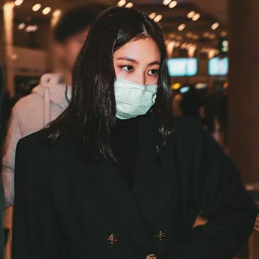 🥢 Стикер «kim jennie dark» для Telegram
