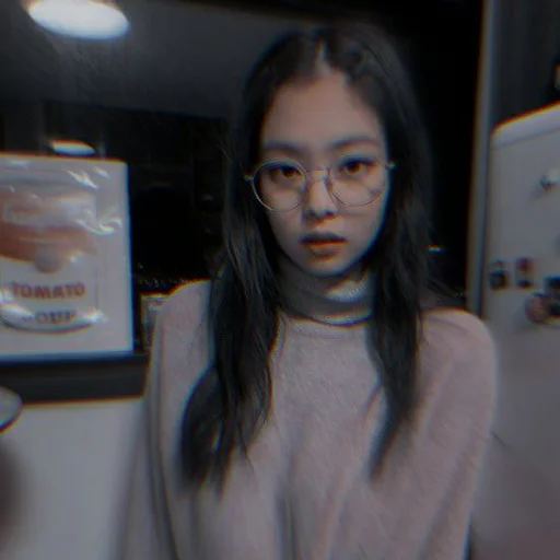 🥢 Стикер «kim jennie dark» для Telegram
