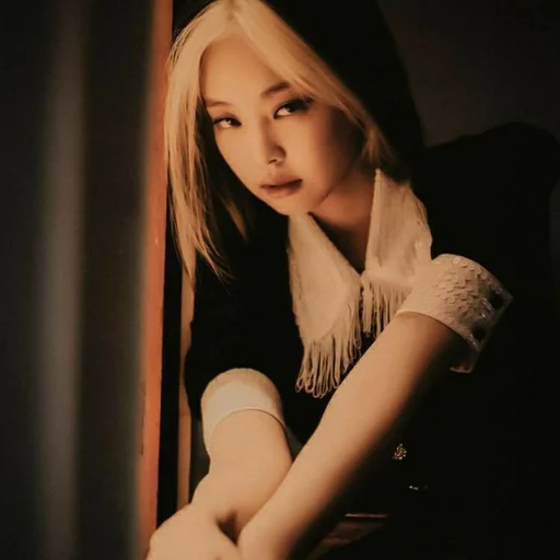 🥢 Стикер «kim jennie dark» для Telegram