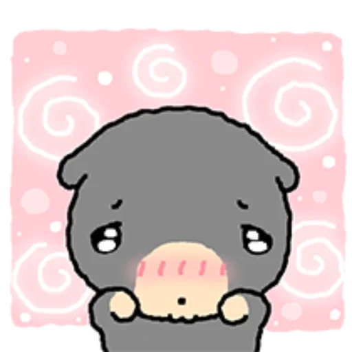 🥰 Стикер «kkiwoong the puppy» для Telegram