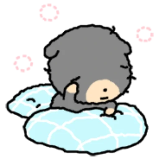 😴 Стикер «kkiwoong the puppy» для Telegram