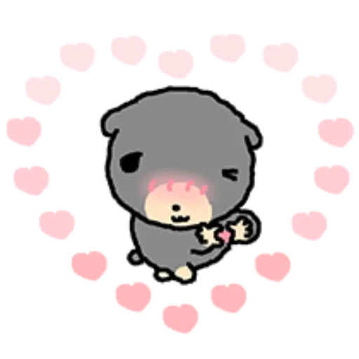 🥰 Стикер «kkiwoong the puppy» для Telegram