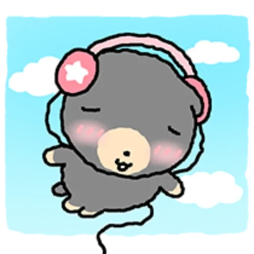 🎧 Стикер «kkiwoong the puppy» для Telegram
