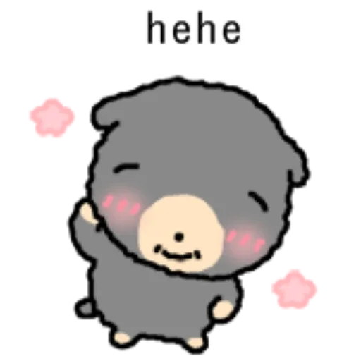 🤭 Стикер «kkiwoong the puppy» для Telegram