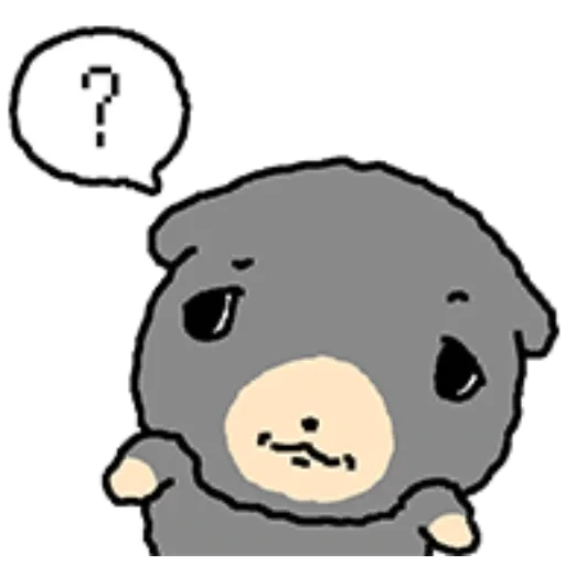 🤔 Стикер «kkiwoong the puppy» для Telegram
