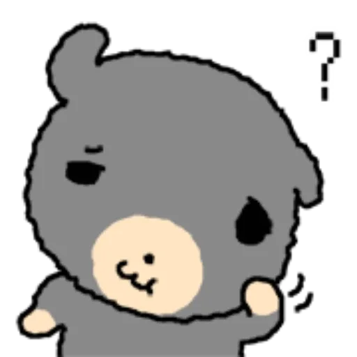 🤔 Стикер «kkiwoong the puppy» для Telegram