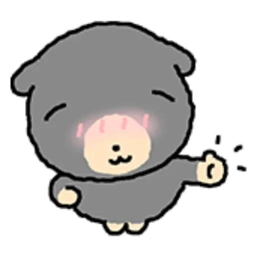 👍 Стикер «kkiwoong the puppy» для Telegram