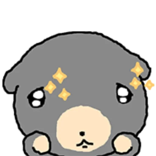 🤩 Стикер «kkiwoong the puppy» для Telegram