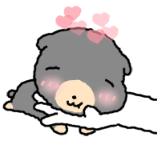 🥰 Стикер «kkiwoong the puppy» для Telegram