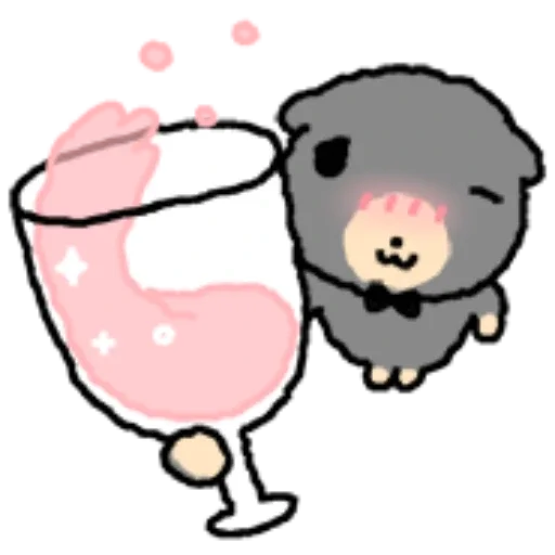 🥂 Стикер «kkiwoong the puppy» для Telegram
