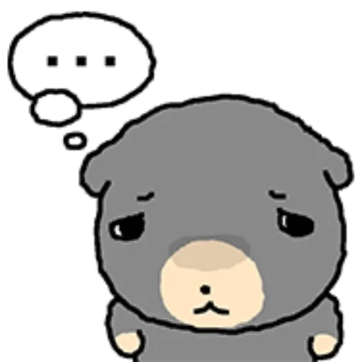 😞 Стикер «kkiwoong the puppy» для Telegram