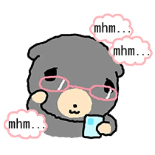 🧐 Стикер «kkiwoong the puppy» для Telegram