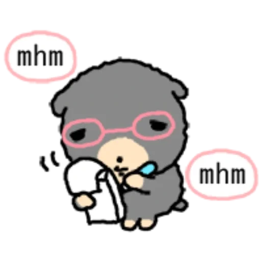 ✍️ Стикер «kkiwoong the puppy» для Telegram
