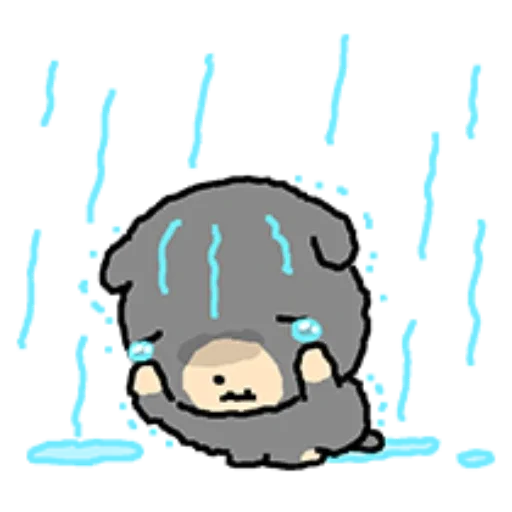 😭 Стикер «kkiwoong the puppy» для Telegram