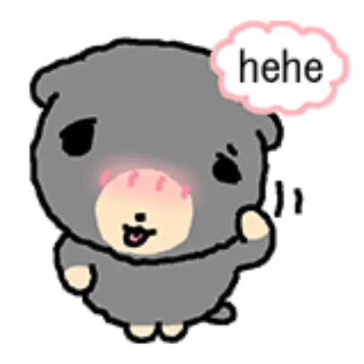 ☺️ Стикер «kkiwoong the puppy» для Telegram