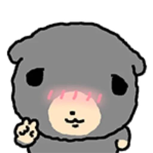 ✌️ Стикер «kkiwoong the puppy» для Telegram