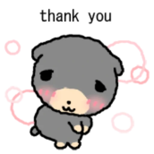 🙏 Стикер «kkiwoong the puppy» для Telegram