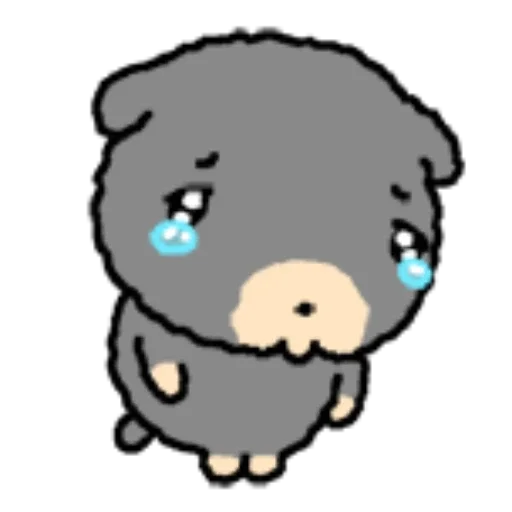 😭 Стикер «kkiwoong the puppy» для Telegram