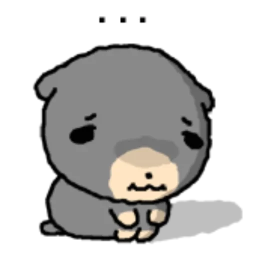 😖 Стикер «kkiwoong the puppy» для Telegram