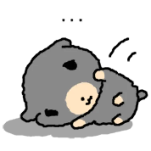 🫥 Стикер «kkiwoong the puppy» для Telegram
