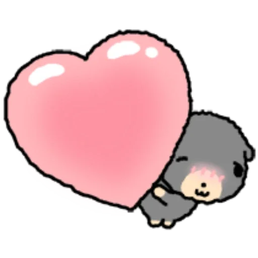 🩷 Стикер «kkiwoong the puppy» для Telegram
