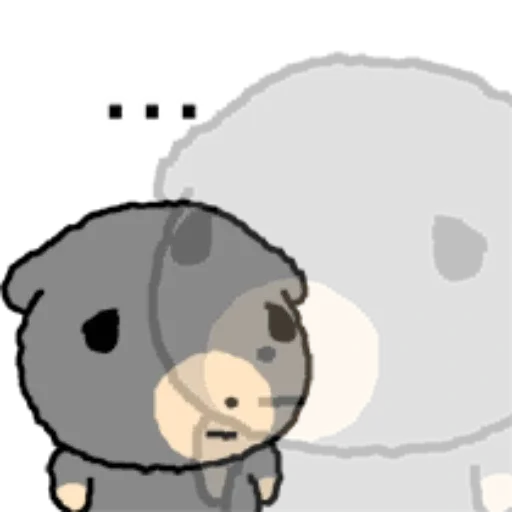🫥 Стикер «kkiwoong the puppy» для Telegram
