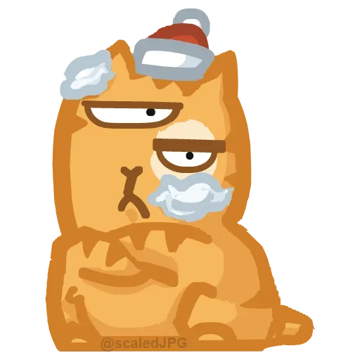 👍 Стикер «Kit Cat» для Telegram