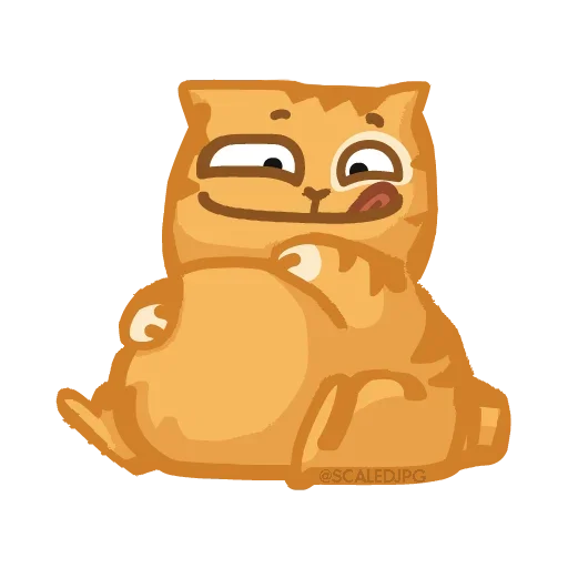 👍 Стикер «Kit Cat» для Telegram