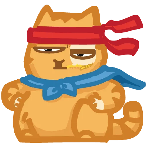 👍 Стикер «Kit Cat» для Telegram
