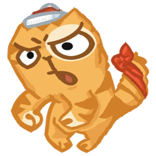👍 Стикер «Kit Cat» для Telegram