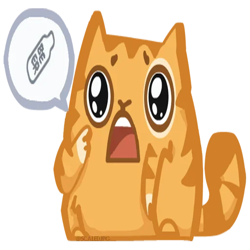 👍 Стикер «Kit Cat» для Telegram