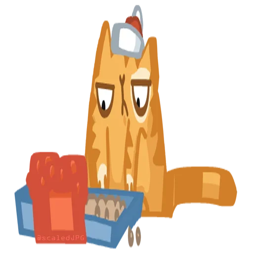 👍 Стикер «Kit Cat» для Telegram