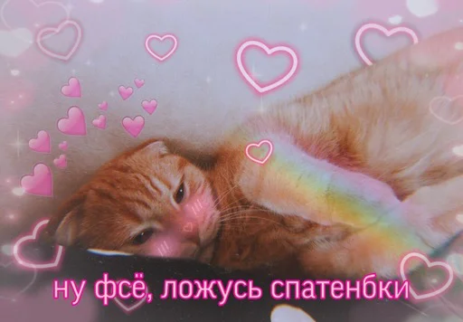 😴 Стикер «Няшные Пикчи» для Telegram