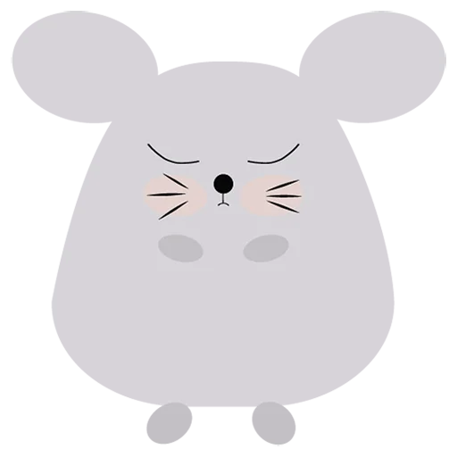Стикерпак Cute mouse для Telegram