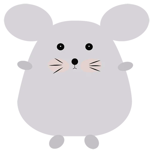 🤗 Стикер «Cute mouse» для Telegram