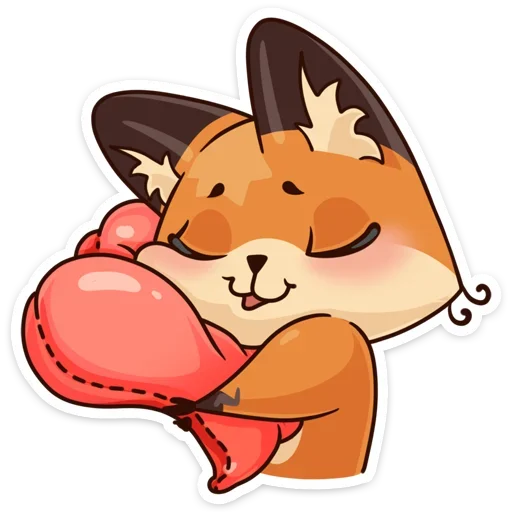 ❤️ Стикер «мур мур ня» для Telegram