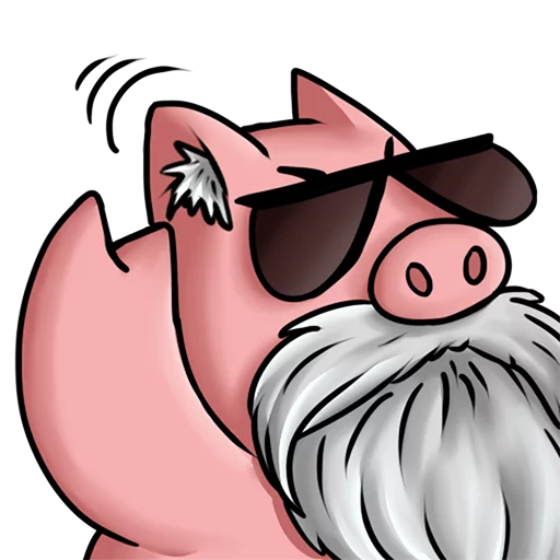 👂 Стикер «Арбитражный Свин» для Telegram