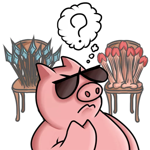 🤔 Стикер «Арбитражный Свин» для Telegram