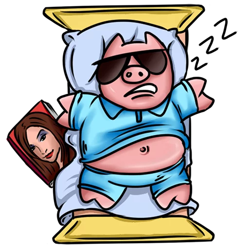 💤 Стикер «Арбитражный Свин» для Telegram
