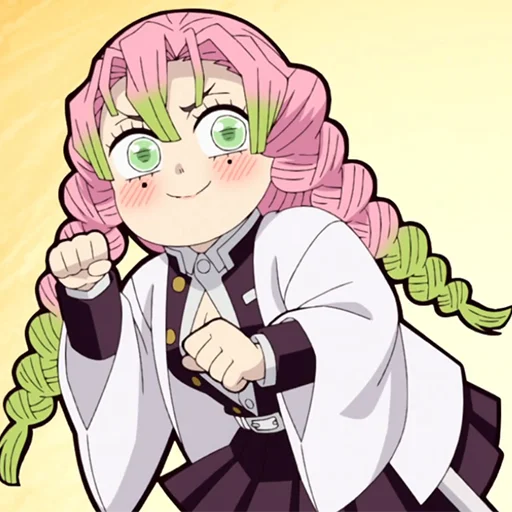💖 Стикер «Mitsuri Kanroji Мицури Канроджи» для Telegram