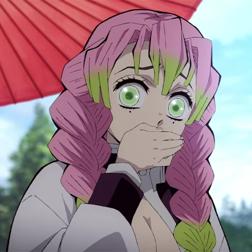 💖 Стикер «Mitsuri Kanroji Мицури Канроджи» для Telegram