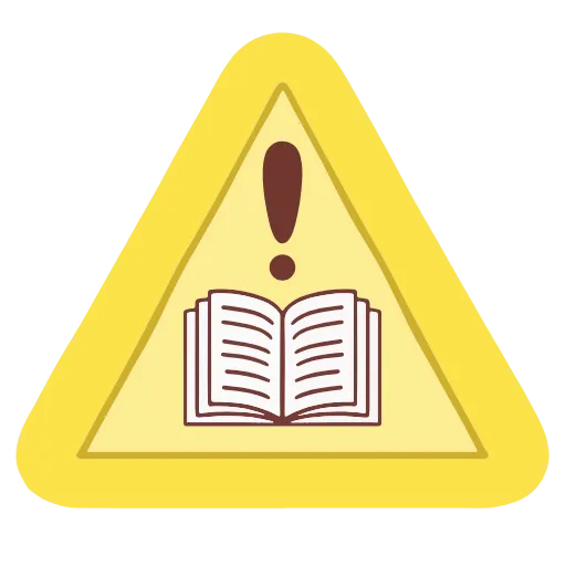 ⚠ Стикер «Книга лучший друг» для Telegram