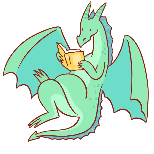 📖 Стикер «Книга лучший друг» для Telegram