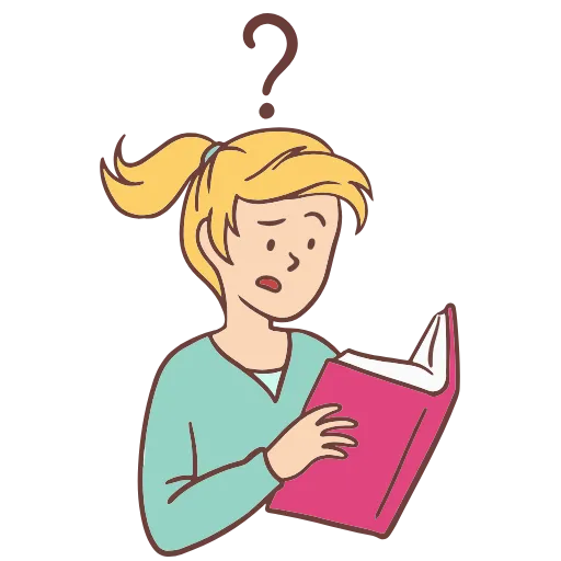 😯 Стикер «Книга лучший друг» для Telegram
